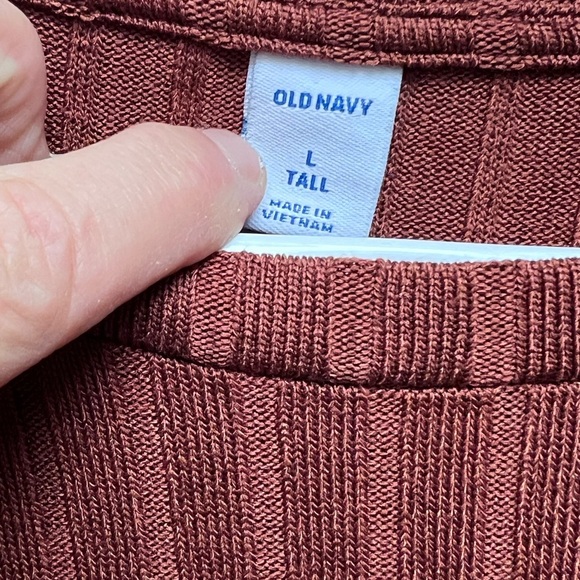 Old Navy Womens Size large Tall Copper Knit Dress - Picture 7 of 10